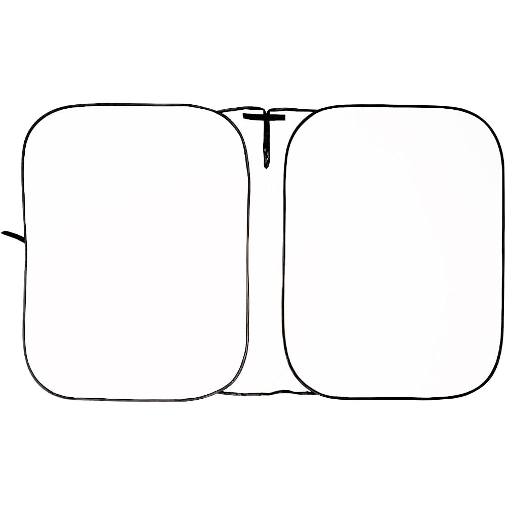 Seiwa Radi-Cool L Size Car Sunshade High Heat Resistance UV Cut Front Use 150cm x 90cm Compact Storage with Handle Cover