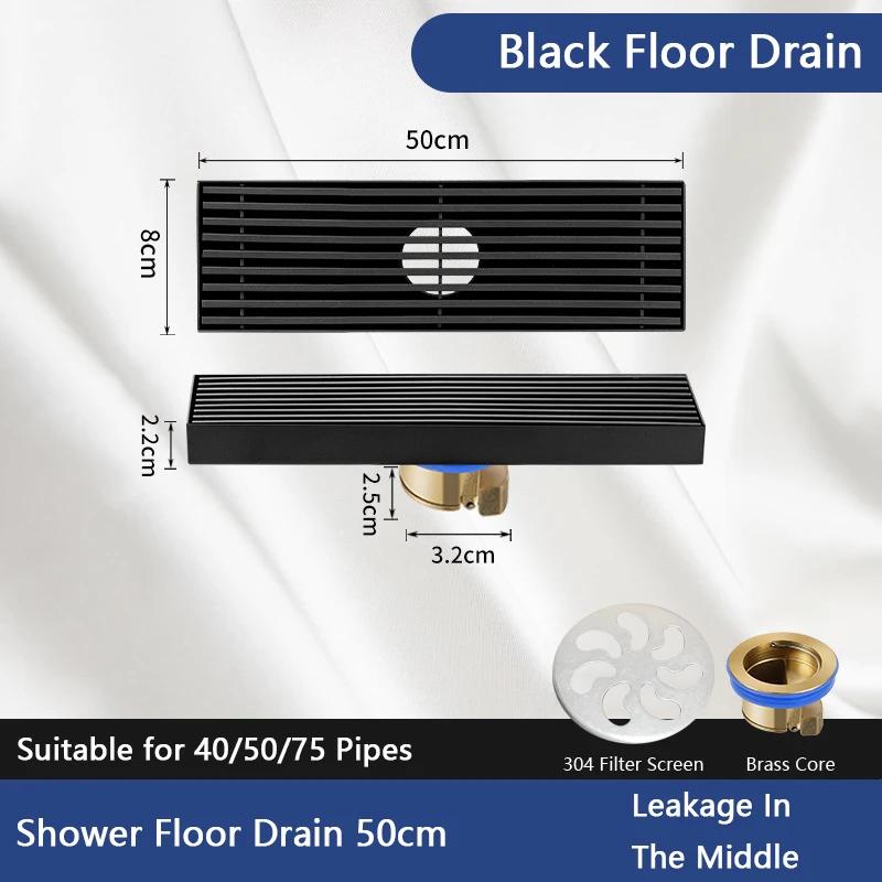 Bathroom Odorproof Floor Drain Stainless Steel Linear Shower Drainage Filter Crazy Drainage Floor Drain for Kitchen Accessories