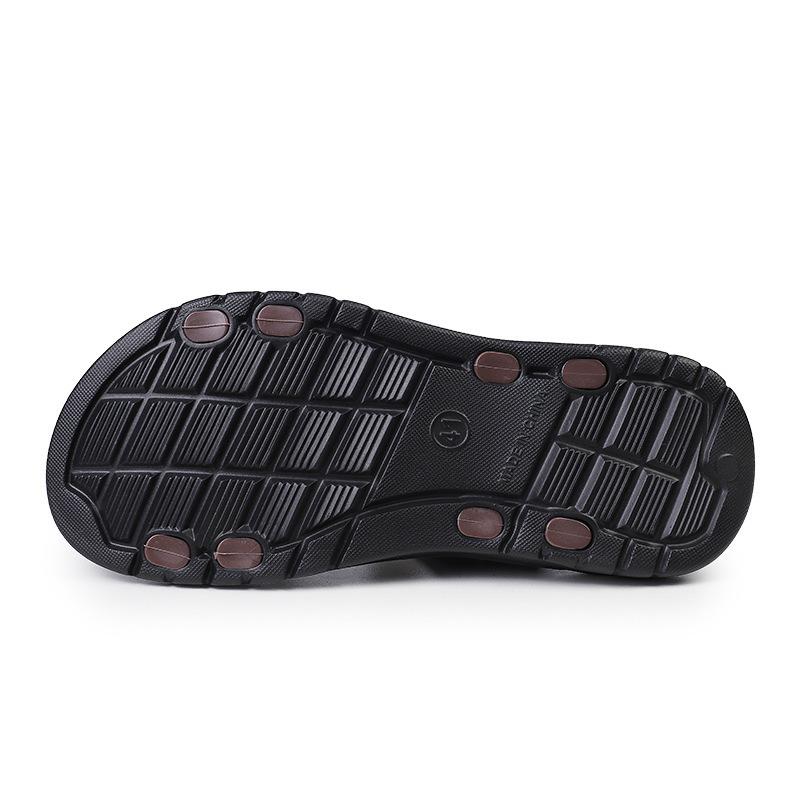 Fashion 2025Men's Sandals Outdoor Mens Slippers Comfortable Beach Casual Shoes Non-slip Breathable Roman Shoes Flip-Flop Garden Shoes
