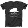 Polar Bear Lover Tshirt for Lazy Person Sleeping Polar Bear Long Sleeve, T-Shirt, Sweatshirt, Hoodie for Men Women Kids Made In Canada Black