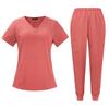 Breathable Hospital Uniforms Nurse Beauty Dental Salon Work Clothes Suits Custom LOGO Uniform Medical Scrubs Sets for Men Women