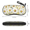 Cute Daisy Flower Glasses Case Printing Zipper  Sunglasses Storage Box Anti-Pressure Glasses Box