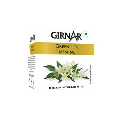 Girnar Grüner Tee mit Jasmin (10 Teebeutel)