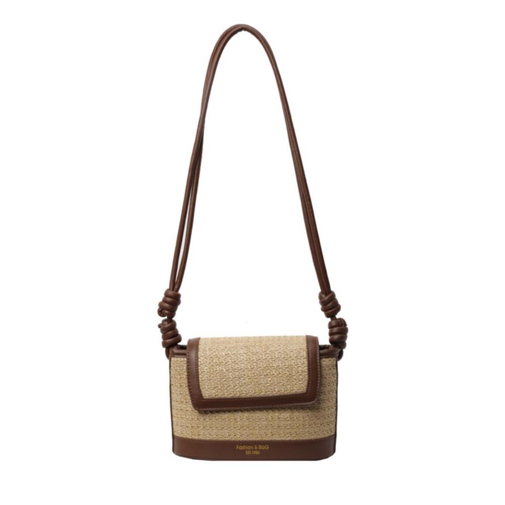 Shopping Bag Straw Bag Large Capacity Bohemian Shoulder Bag Simple Weave Bag  Summer