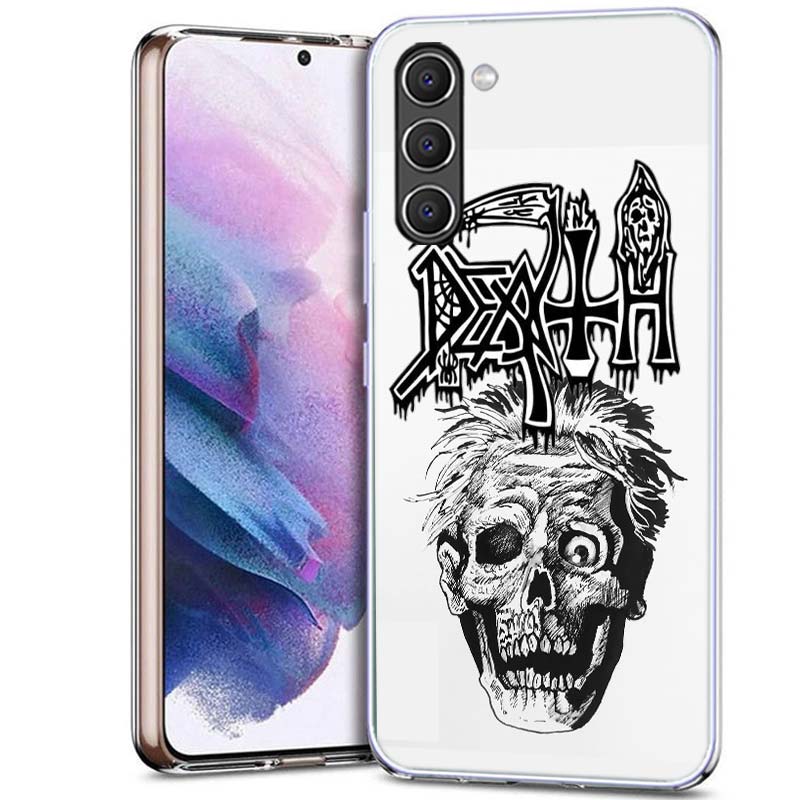 Metal Band D-Death Phone Case for Samsung A54 A14 A24 A34 A17 A37 A57 A55 A35 A25 A15 A13 A23 A33 A53 A07 A05S A04S A03 A73 Gala