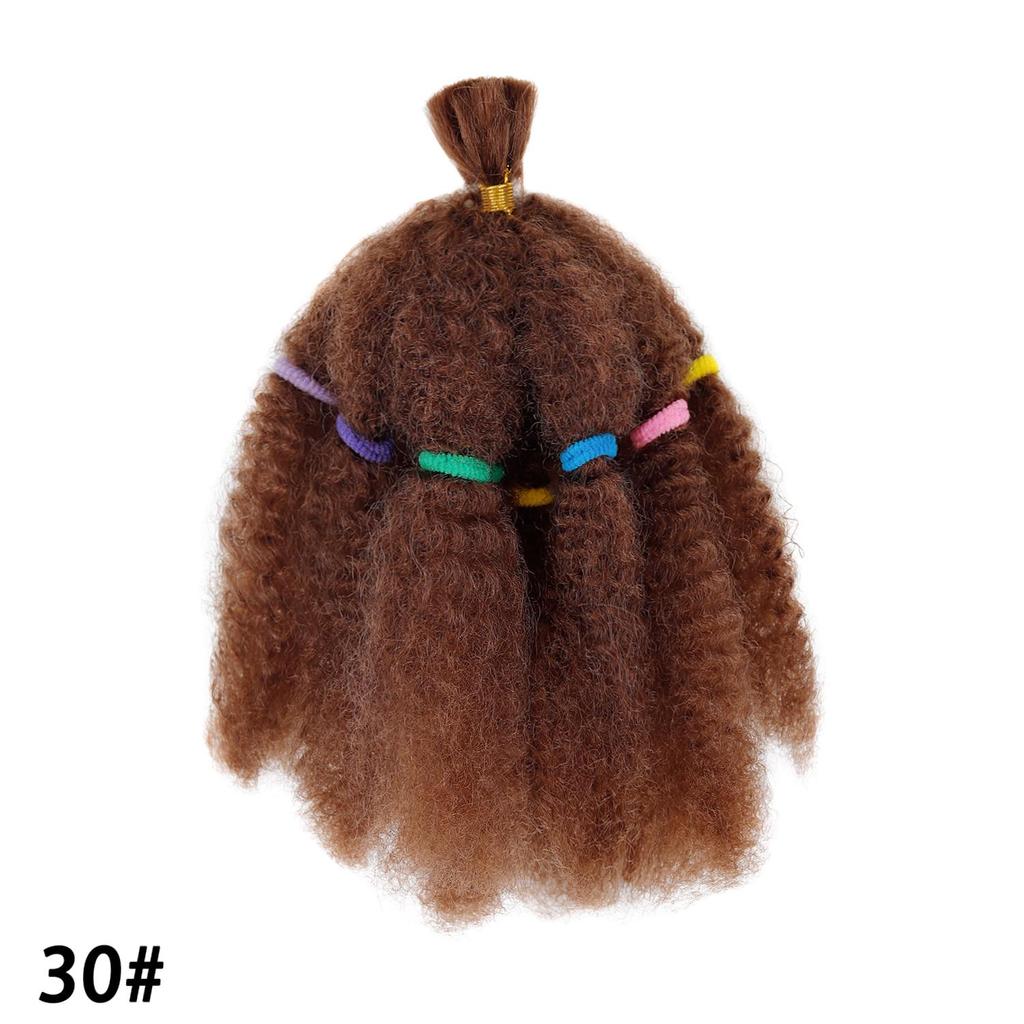 Afro Kinkys Hromadné Prodlužování Vlasů Kinky Kudrnaté Syntetické Vlasy na Copánky Oprava Vlasů Háčkování Dreads Loc Twist Copánky