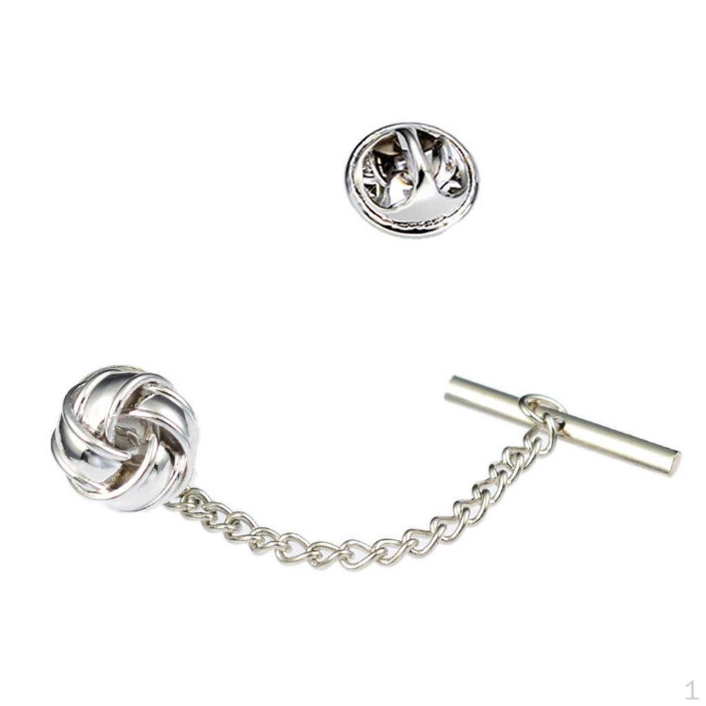 

Мужские заколки для галстука из сплава, брошь, модная брошь с лацканами на каждый день silver