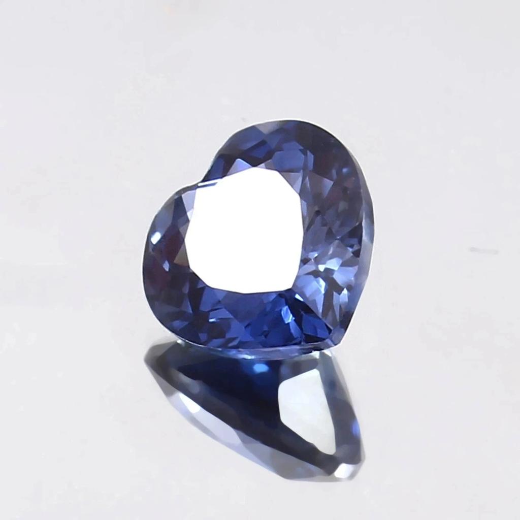 Natural Heart Cut 20 Ct Blue Sapphire Loose Certified Flawless Gemstone