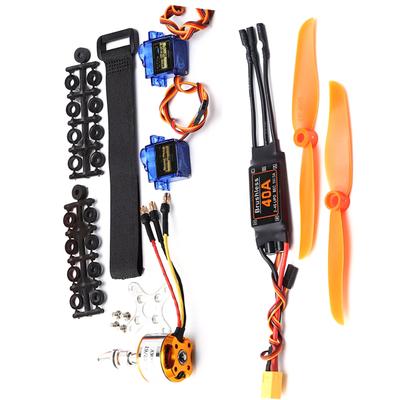 Brushless Motor Kit 2200KV 40A ESC 6035 Propeller SG90 9G Micro Servo for RC Fixed Wing Plane Helicopter Accessories