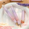 2026 Limitierte Edition Sakura Rosa! JINHAO 82 Plus Füllfederhalter Rosenclip Rosen-Schal-Muster Federkiel Büro Schulbedarf Schreibwaren