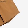 ZANZEA Women Long Sleeve Blouse and Shorts Summer Two Piece Suit Sets