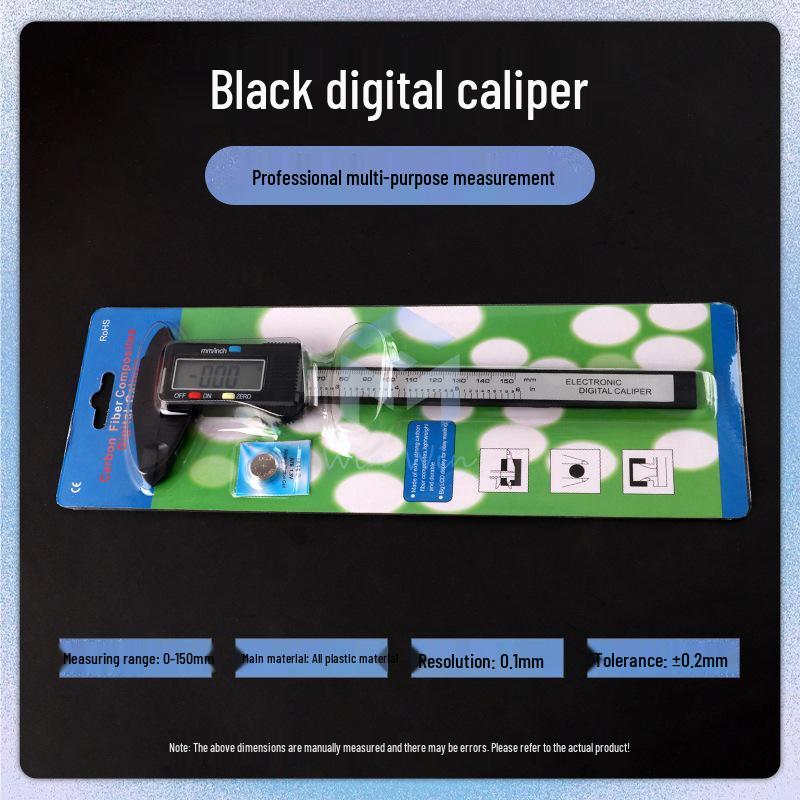Calibro Digitale a VERNIEr ad Alta Precisione 0,01 mm con Quadrante e Misurazione Elettronica