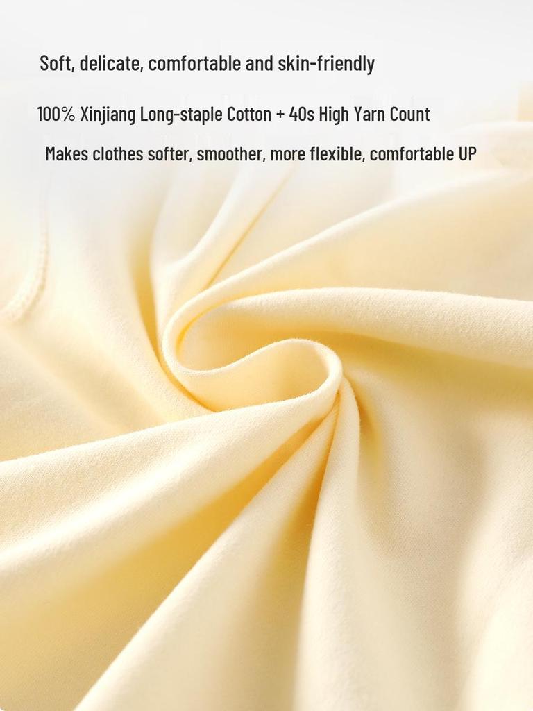 Tagless Pure Cotton Baby Romper - Spring & Autumn Infant Bodysuit