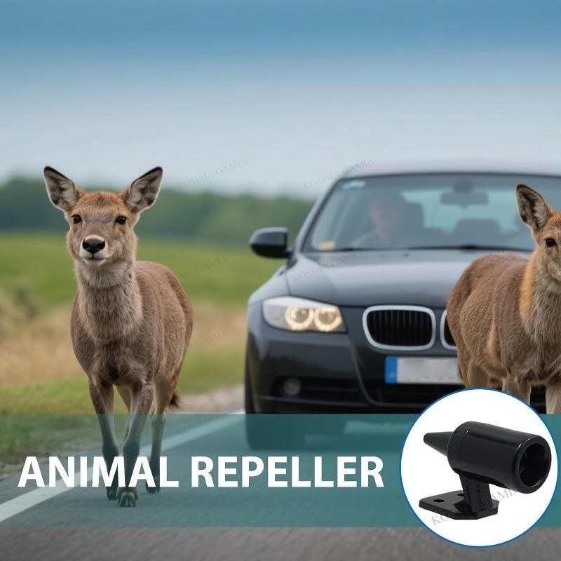 Mini Weather-Resistant Deer Repeller 2/4Pcs Durable Portable Anti-collision Siren Animal Warn Whistles for Vehicle Field Drive
