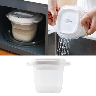 900ML Microwave Oven Rice Cooker Multifunctional Steamer Hot Soup Cooking Bento Lunch Box Food Grade PP Kitche Steaming Utensils
