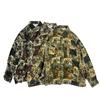 Summer Silk Thin Type Long Sleeves Shirt American Hong Kong Style Loose Couple Mulberry Silk Baroque Oil Painting Style Shirt