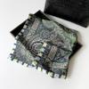 European and American Fashion Cashew Flower Silk Scarf Square Scarf 71 Imitation Silk Satin Square Scarf Headscarf Bag Silk Scarf Multi-purpose Scarf