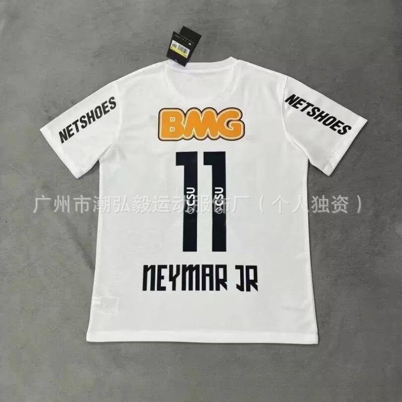 Retro jersey set No. 7 C Robasa AC22 Kaka Santos Red Devils football jersey S