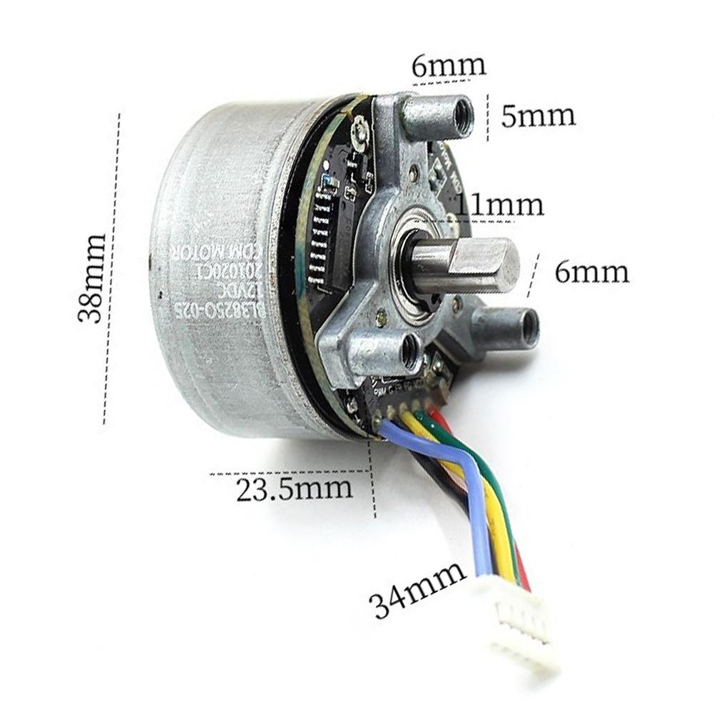 38mm External Rotor Brushless DC Motor With Controller 7.4V 3700RPM High Torque For PWM Speed Regulation