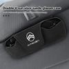 Suede Car Eyeglass Case Sun Visor Glasses Holder Magnetic Clips For Citroen C4 C3 C5 C1 C2 C6 VTS C4L DS3 DS4 DS5 Grand Berlingo ajf256