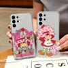 s-Strawberry Shortcake Phone Case For Samsung S25,S24,S21,S22,S23,S30,Ultra,S20,Plus,Fe,Note,10,9,5G Transparent Cover