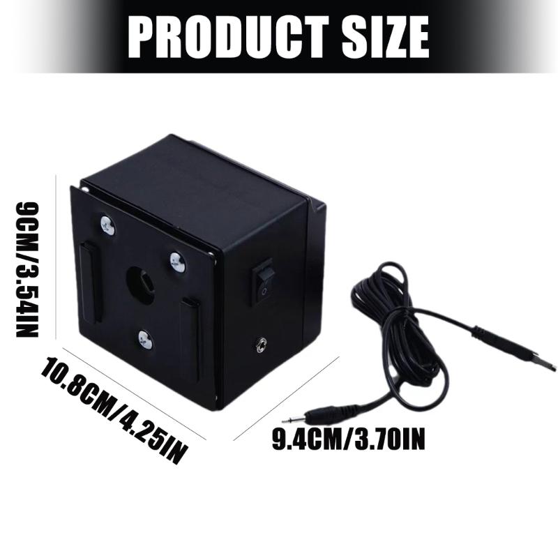 Upgraded 70KG Large Power Rotisserie Motor 5V To 12V BBQ Rotisserie Motor ABS for Uniform Grilling On Large Meat Cut