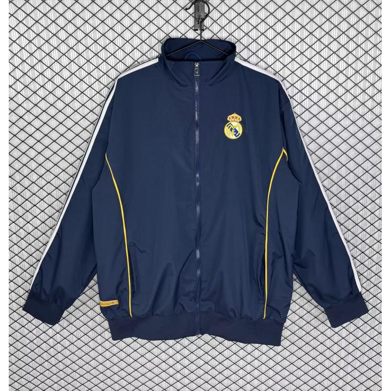 Maglia da Calcio Stile Vintage Giacca Sportiva Casual da Adulto Giacca a Vento Tutto