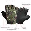 1Pair Kids Half Fingerless Gloves Non-Slip Gloves Adjustable Sports Gloves for Boys Girls Fishing Biking Exercise Roller Skating