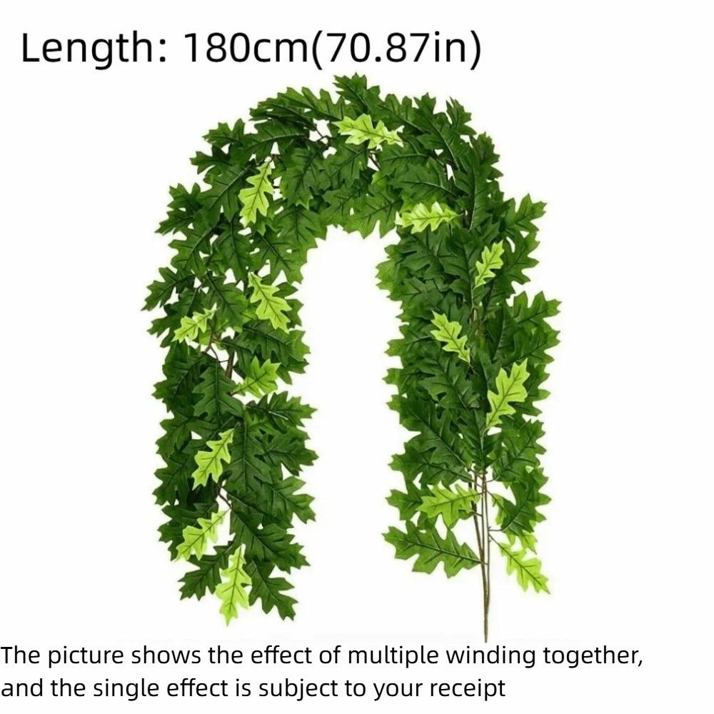 Artificial Foliage Silk Willow Greenery Garlands DIY Plastic Artificial Leaves Vine 180cm Flexible Artificial Plant Vine