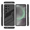 Suitable for Samsung S25Ultra Punk Anti Drop Phone Case and Samsung S25 Edge Multi Functional Stand Protective Case