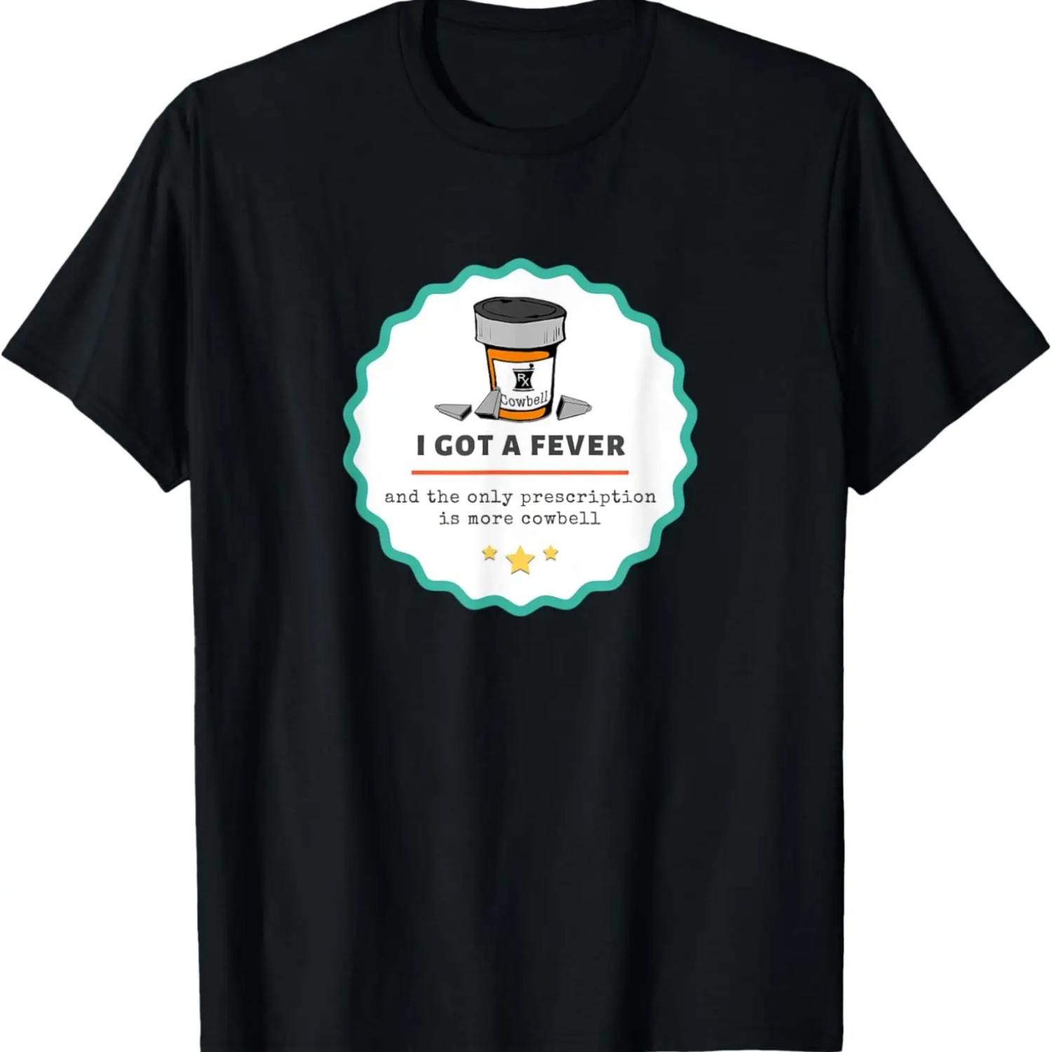 

Cowbell You Need More Of It T-Shirt XXXXXL чорний