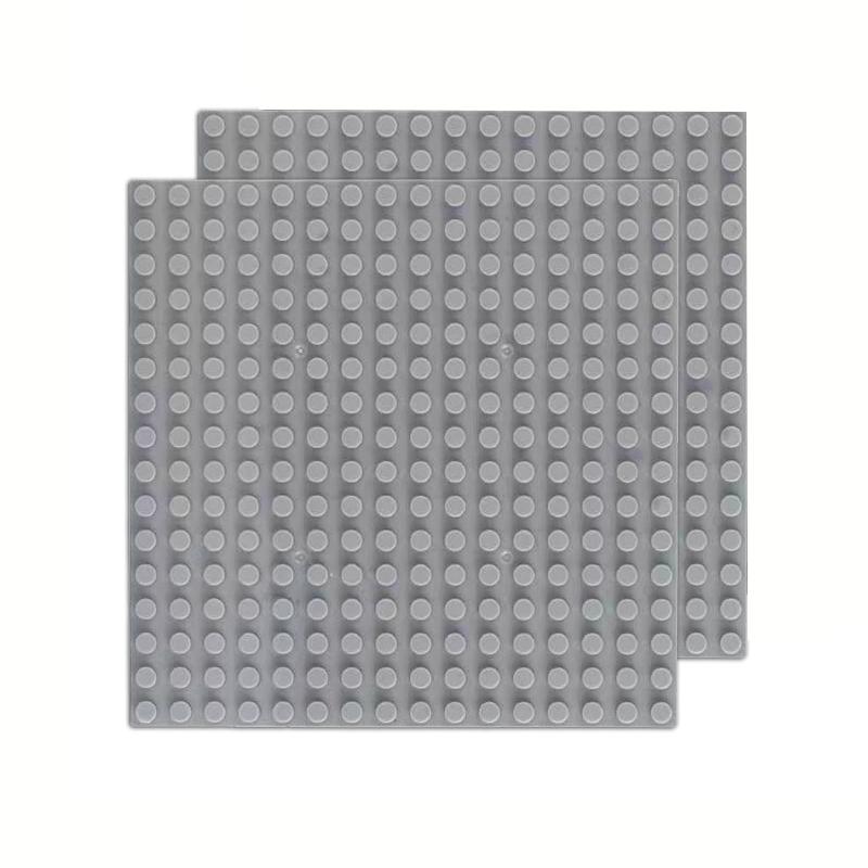 

Non-Toxic 2Pcs 16X16 Dots Small Particle Compatible Dly Building Blocks Baseplates Brickseducational Assemblage Base Plates Toys For Kids