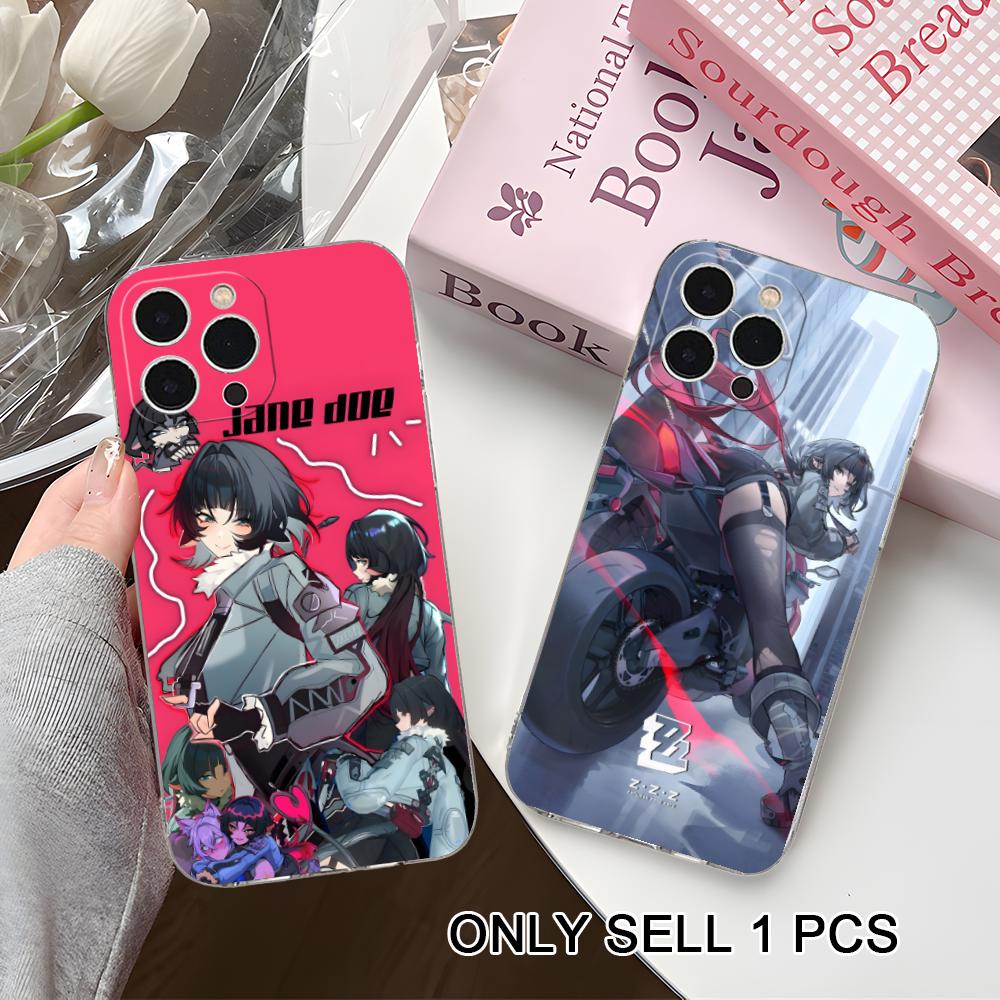 ZZZ Jane Doe Phone Case for iPhone 17 16 15 14 13 12 11 X XR XS Air Pro Max Plus Mini Soft TPU Clear Cover