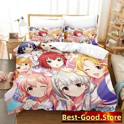 Neu The Idolm@Ster Cinderella Girls Starlight Stage Bettwäscheset Einzelbett Twin Full Queen King Size Bettset Schlafzimmer Bettbezugsets