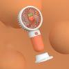 Mini Portable Handheld Cooling Fan, Cute Cartoon USB Rechargeable Fan, Ideal Summer Gift for Student Office Outdoor Travel