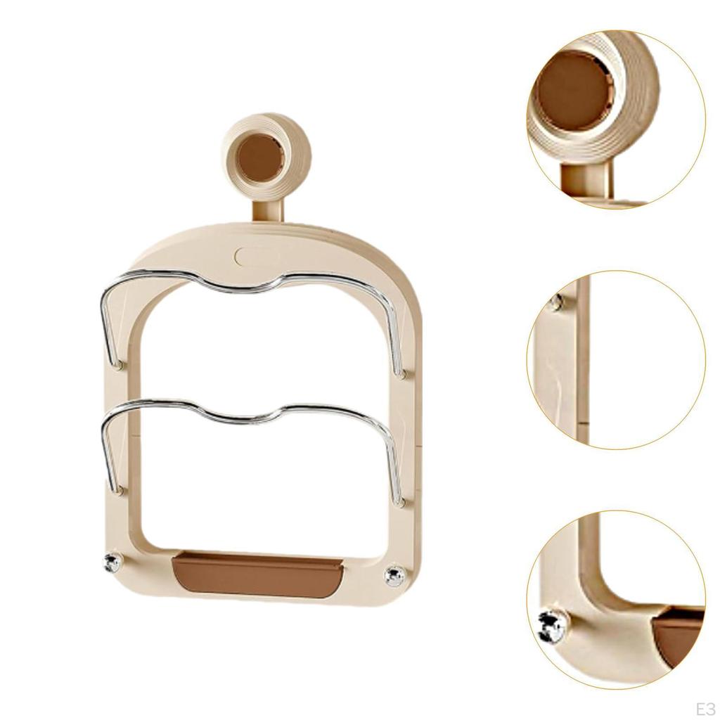 2 Tier Pan Lid Holder Covers Pots and Pans Organizer Pot Rack for Pantry