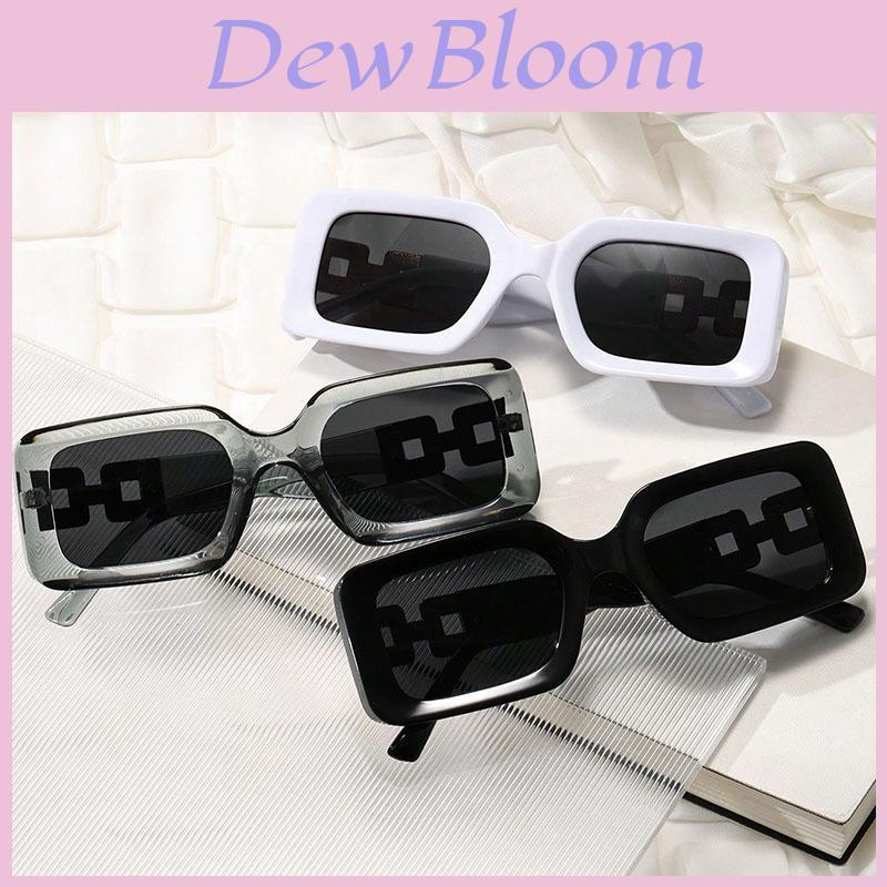Fashion Square Frame Sunglasses With Uv400 Protection For Outdoor Sports And Travel