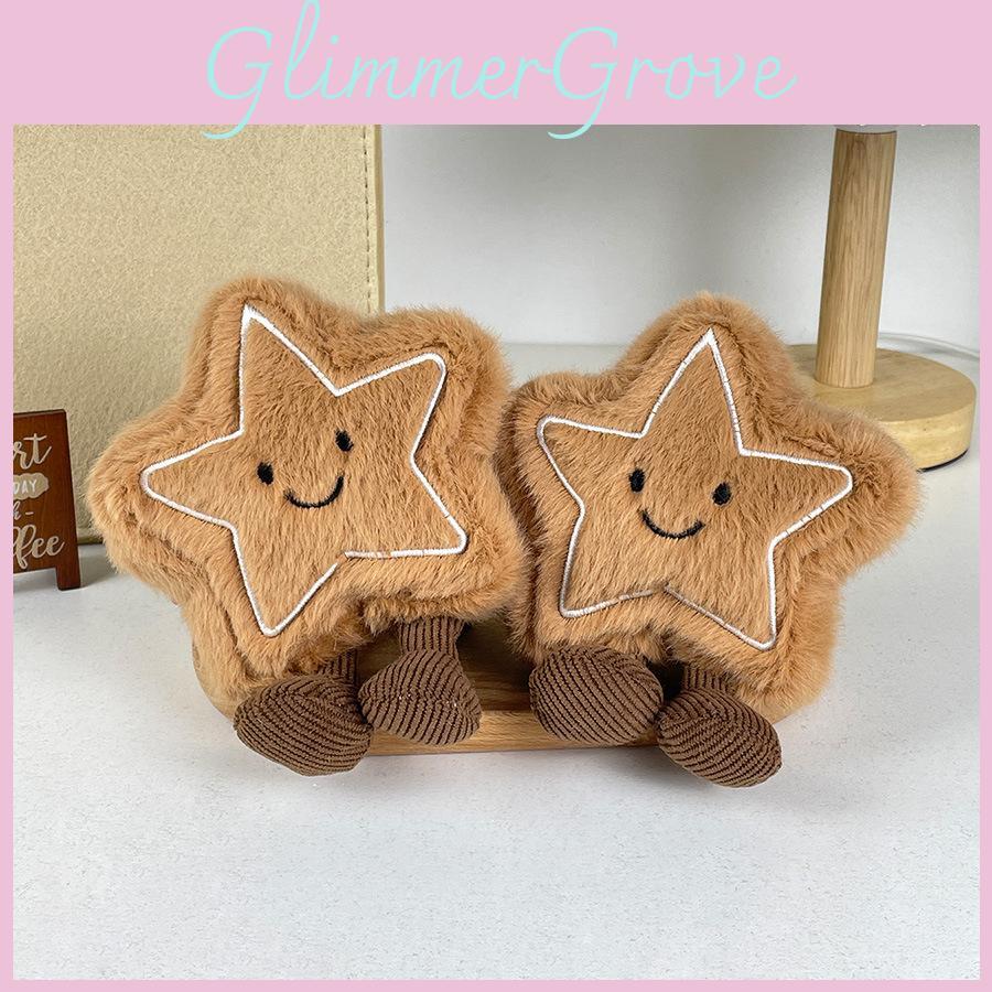 Handcrafted Star Lovely Plush Toy With Short Plush Fabric For Unique Holiday Gifts