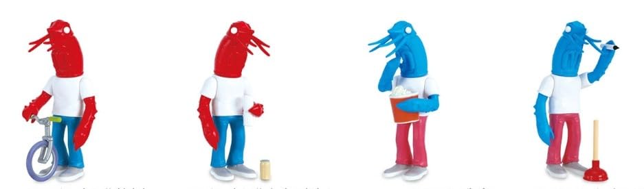Crayfish Boys Figure Collection Set of 4 Gacha [Complete Types]