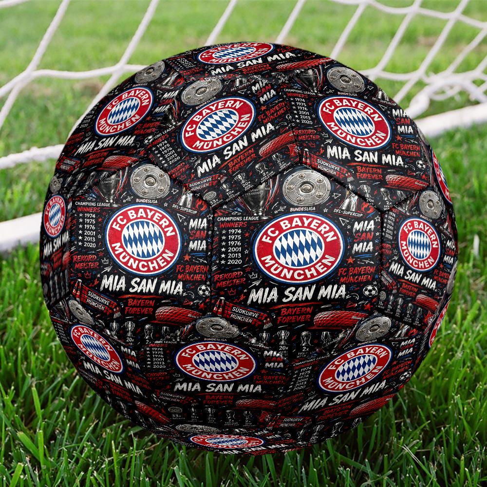 Ballon de Football Bayern Munich Thème Taille 5, Convient aux Matchs Intérieurs et Extérieurs, un Cadeau Adapté à Tous.