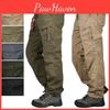 Casual Cotton New Fashion Mens Work Pants Cargo Pants Men Outwear Multi Pocket Straight Slacks Pants Trousers