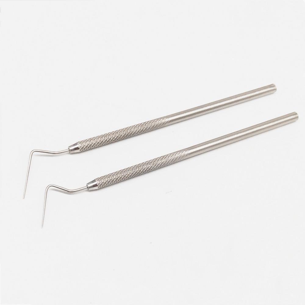 Dental Stainless Steel Endodontic Probe Explorer Flat/Tapered Plugger Instrument Tool Oral Care Teeth Whitening Dentist Tools
