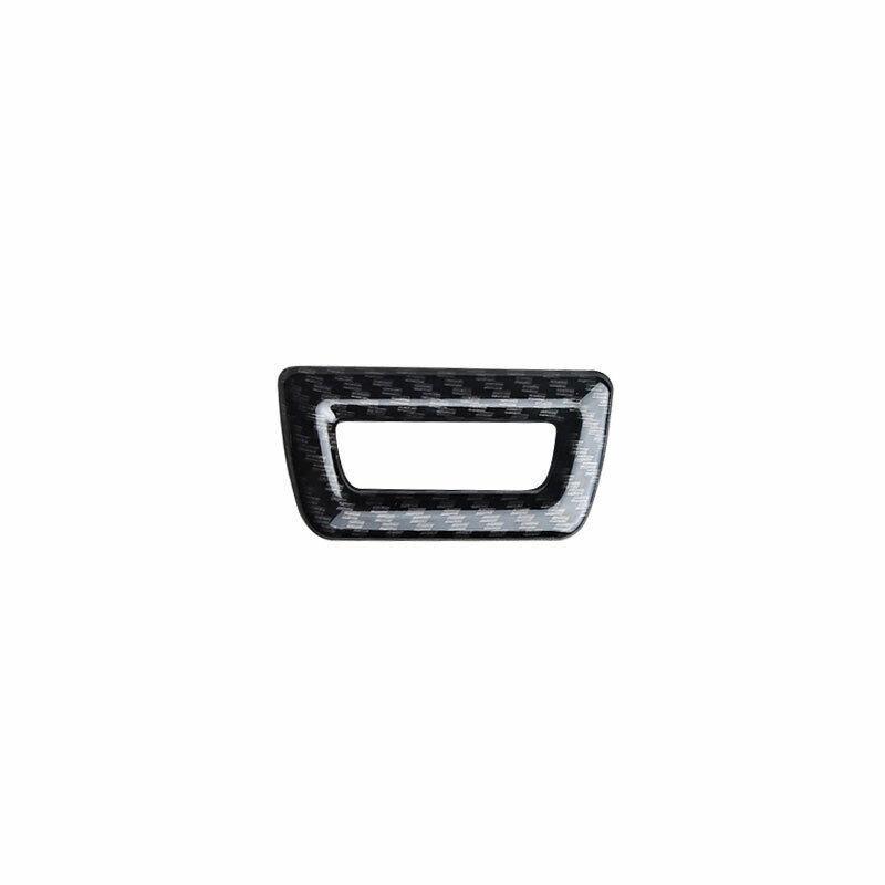 For BMW X3 G01 X4 G02 2018-21 ABS Carbon Fiber Tailgate Button Switch Cover Trim