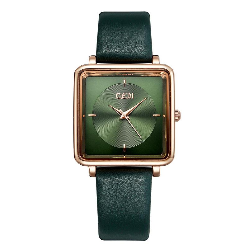 Square Women'S Watch Korean Trend Student Watch Fashion Waterproof Belt Casual Women'S Watch