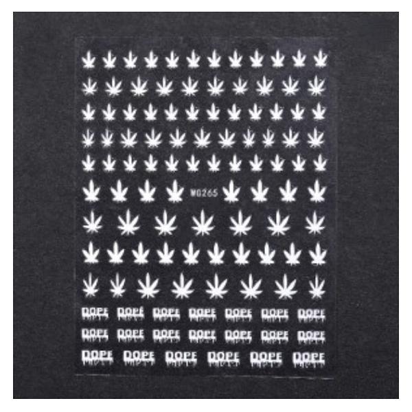 New Retro Nail Art Hot Stamping Stickers Embossed Flower Branches and Jade Leaves Nail Art Decorations