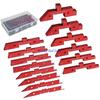 31GJ 14Pcs Router Table Setup Bar Precisions Setup Blocks Height Gauge Set and Angled Woodworking Set Up for Router