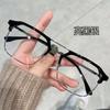Luxury Square Glasses Black Frame Myopia Glasses Anti-blue Light Women Near Sight Eyeglasses Diopters 0 To -6.0