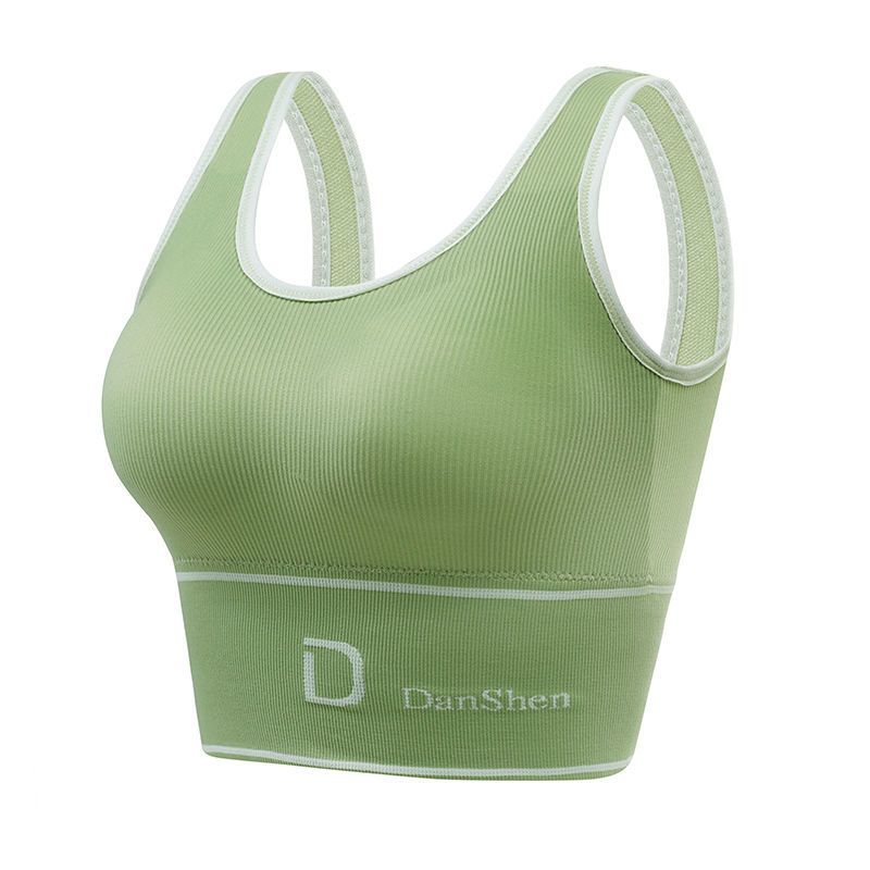 Women Sports Bras Letters Long Underwear Workout Streetwear Tank Tops Girls Y2K Tops Bras Simple Fashion Female Underwear Vest