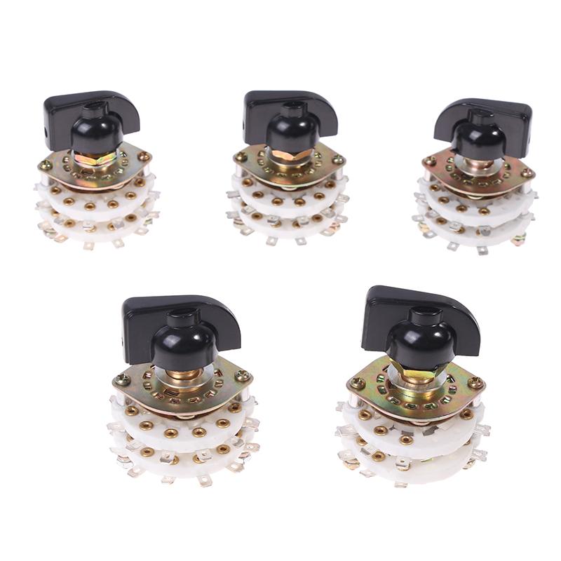 Kcz 2 Pole 6/7/8/9/10/11 4 Pole 3/5 Position With Channel Rotary Switch Selector With Cap Rotary Switch Selector