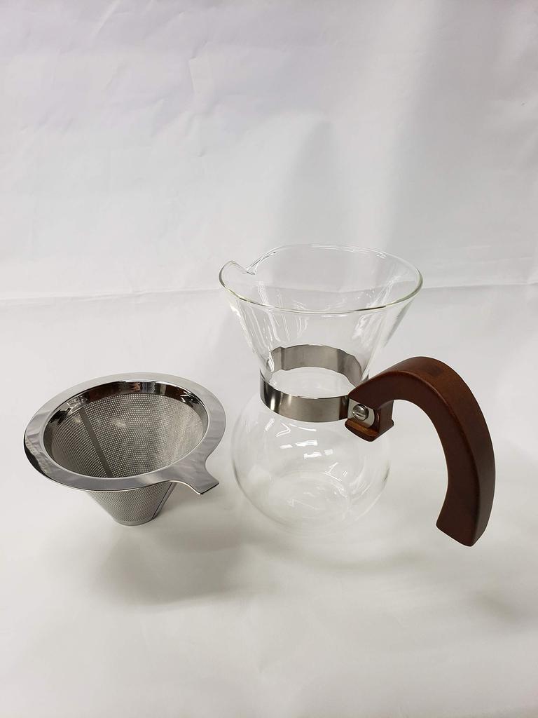 Nankai Tsusho Rokusan Coffee Maker Replacement Glass Server, 2-Cup, 0701-015